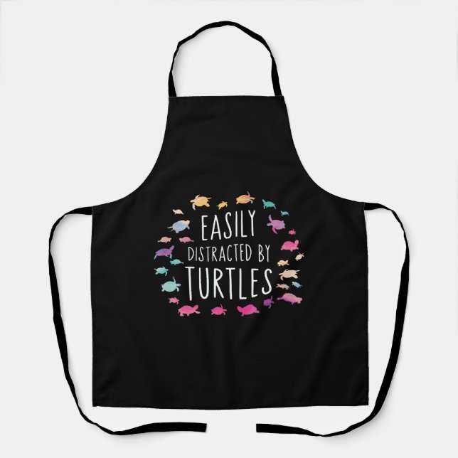 Tablier Tortue de mer Facilement (Recto)