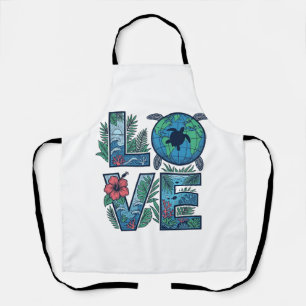 Tablier Tortue de mer Terre Tropical Amour