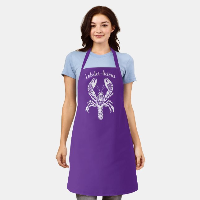 Tablier Tortue-Hawaï-Pêcheur-Coeur-Pourpre (Porté)