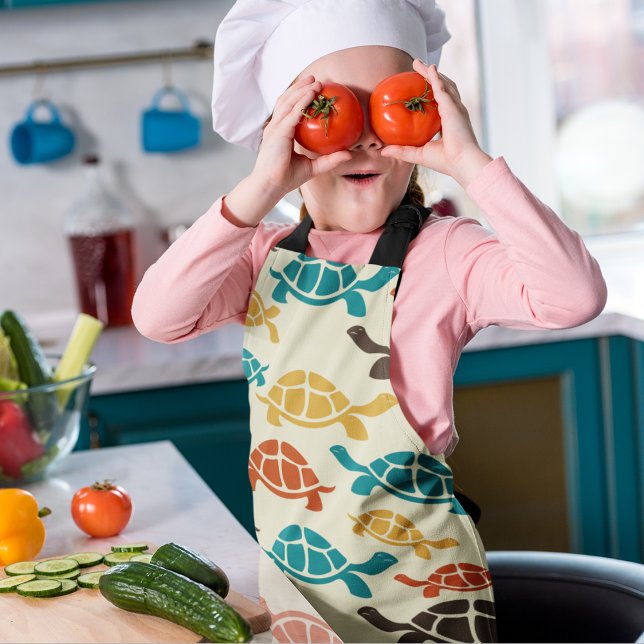 Tablier Tortue multicolore (apron)