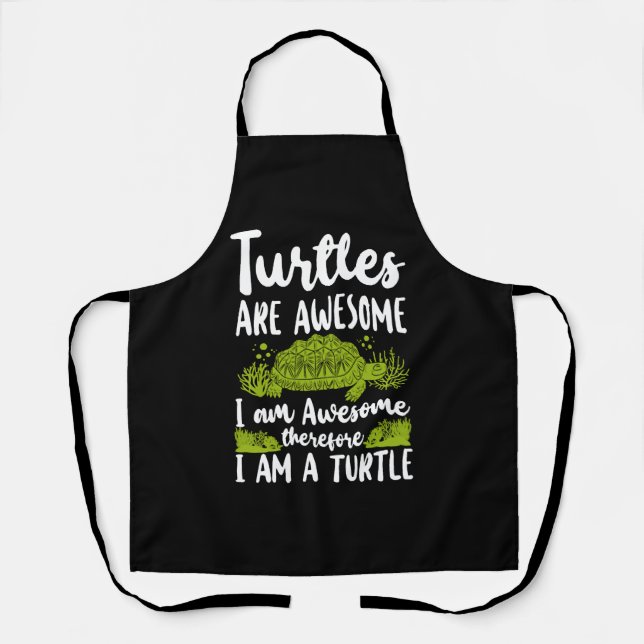 Tablier Tortues De Mer Sont (Recto)