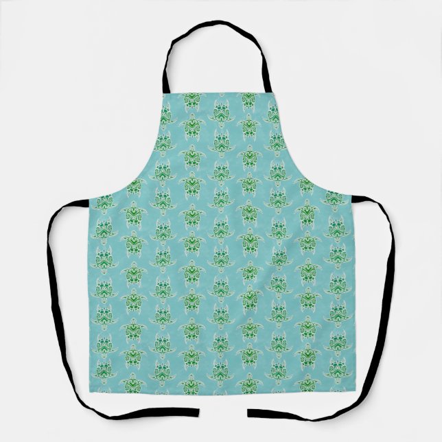 Tablier Tortues de mer vertes de Seagreen (Recto)