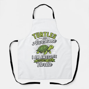 Tablier Tortues Vintage Sont Géniales T-shirt Drôle De Tor