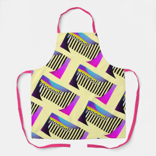Tablier Touches de piano jaunes 
