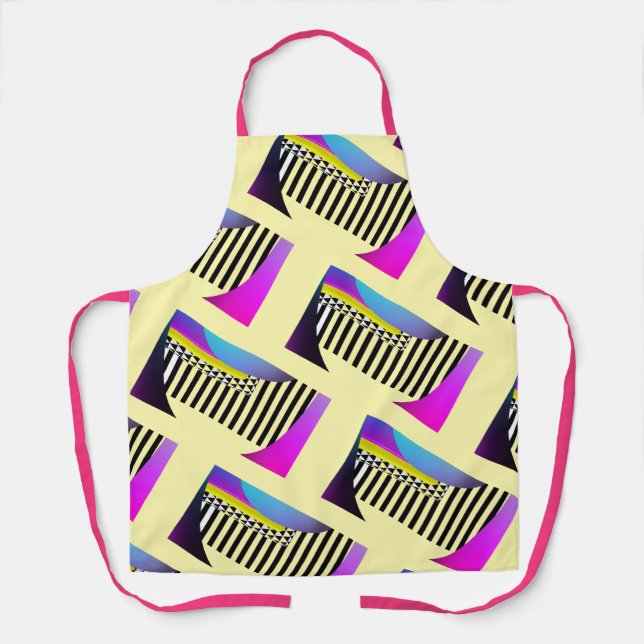 Tablier Touches de piano jaunes  (Recto)