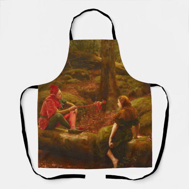 Tablier Touchstone et Audrey (dans la forêt d'Arden) (Recto)