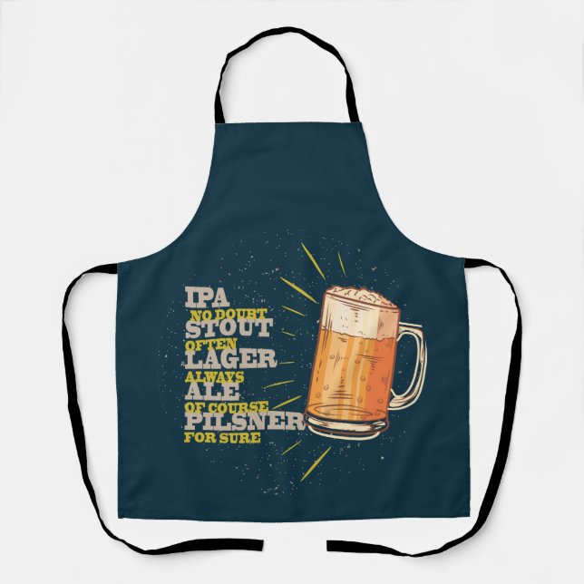Tablier Toujours bière (Recto)