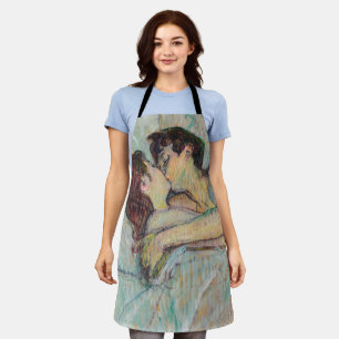 Tablier Toulouse-Lautrec - Au lit : Le baiser
