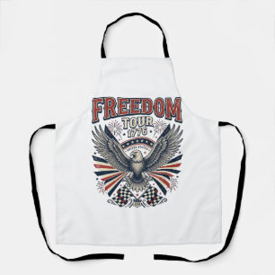 Tablier Tournée Liberté 1776 Vintage Eagle T-shirt Patriot