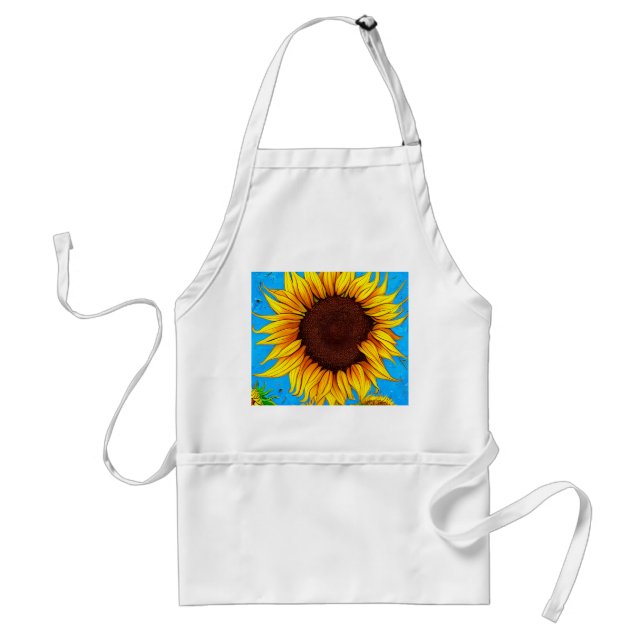 Tablier Tournesol de campagne (Devant)
