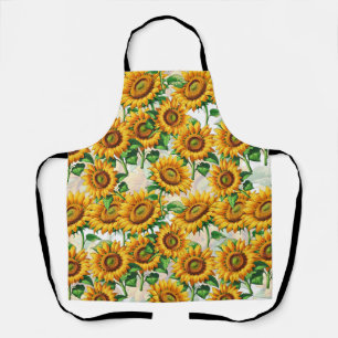 Tablier Tournesol Floral Cottagecore Motif