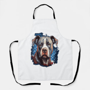 Tablier TOUS LES AMÉRICAINS Amateurs de CHIENS pit bull 4