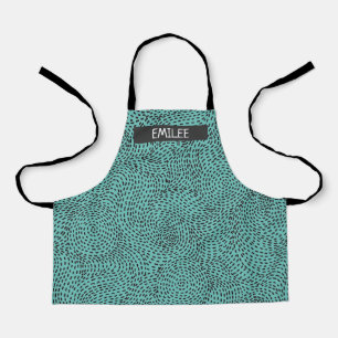 Tablier Tout-En-Dessus Doodle Personnalisé