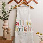 Tablier Tout Est Clair Et Coloré Moderne | Joyeux Fêtes<br><div class="desc">Découvrez l'esprit festif et profitez de notre magnifique collection "All Is Bright" pour célébrer vos vacances ! Que vous soyez dans les couloirs ou que vous ayez des souhaits chaleureux, nos produits de vacances modernes et colorés sont parfaits pour célébrer cette saison joyeuse. Répandez l'esprit de vacances avec notre collection...</div>