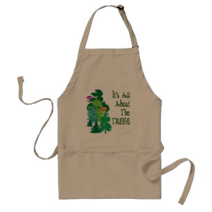 Tablier Tout est sur les arbres Jardin de Slogan Apron