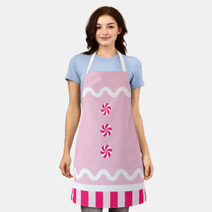 Tablier Tout Pain d'épices rose Apron Thème