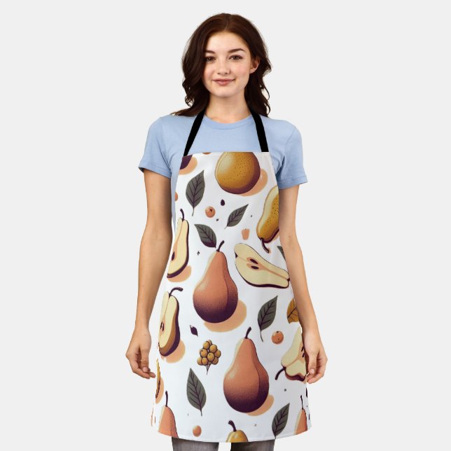 Tablier Tout sur les poires Motif (Porté)