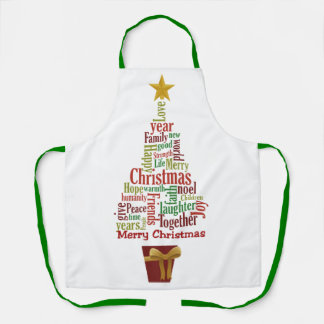 Tablier Tout sur Noël