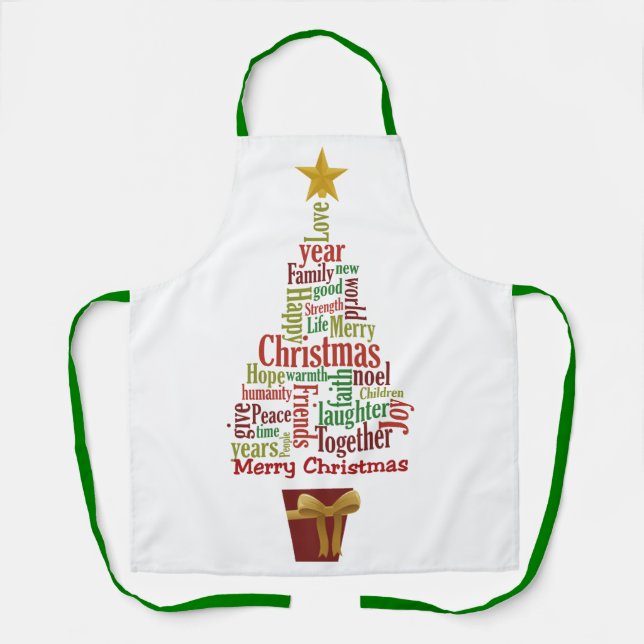 Tablier Tout sur Noël  (Recto)