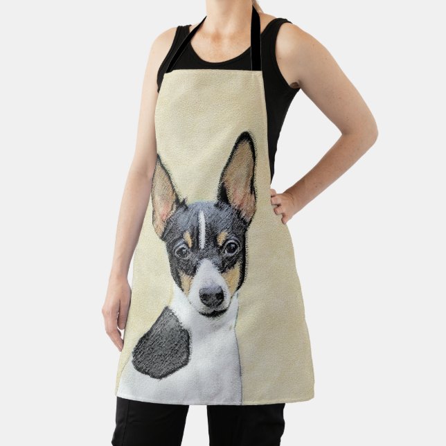 Tablier Toy Fox Terrier Peinture - Cute Original Chien Art (Insitu)