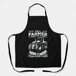 Tablier Tracteur d'agriculture drôle Je suis agriculteur j