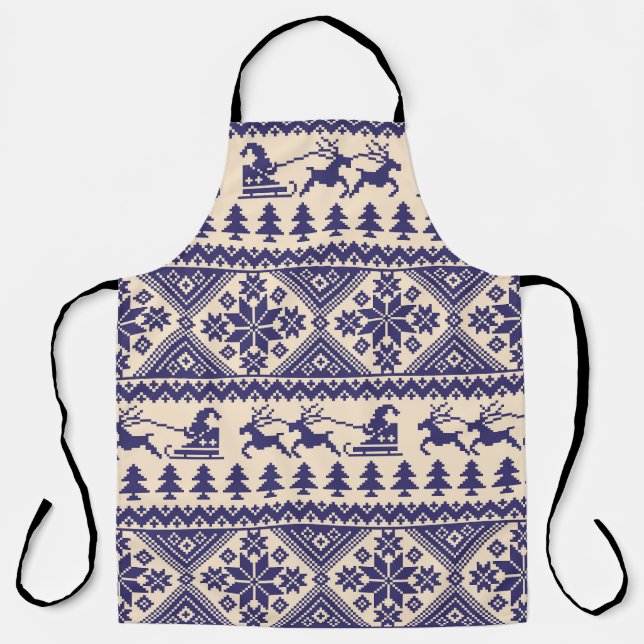 Tablier Tradition nordique : Conception Motif transparente (Recto)