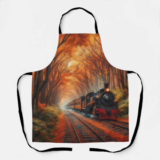 Tablier train classique d'automne (Recto)