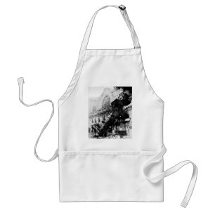 Tablier Train Wreck à Montparnasse, 22 octobre 1895