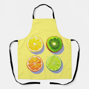 Tablier Tranches de Fruits Pop Art