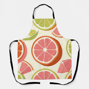 Tablier Tranches de pamplemousse orange citron vert vibran