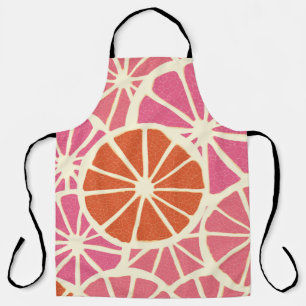 Tablier Tranches de pamplemousse sans soudure motif, agrum