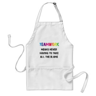 Tablier Travail d'équipe