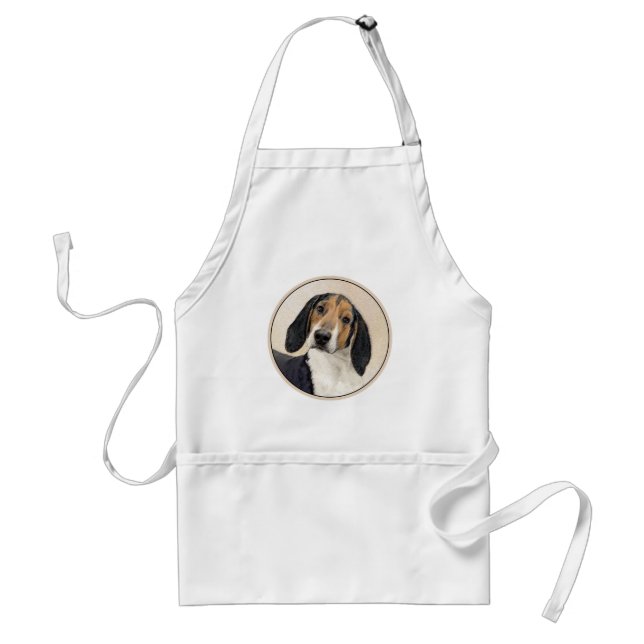Tablier Treeing Walker Coonhound Peinture - Art original (Devant)