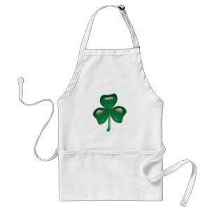 Tablier Trèfle à trois feuilles Shamrock vert