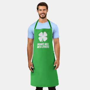 Tablier Trèfle chanceux vert St Patrick drôle journée 
