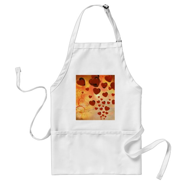 Tablier Trending love coeurs, accessoires. Saint Valentin (Devant)