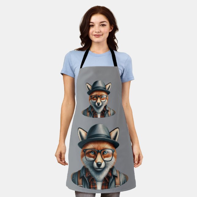 Tablier Trendy Fox Character (Porté)