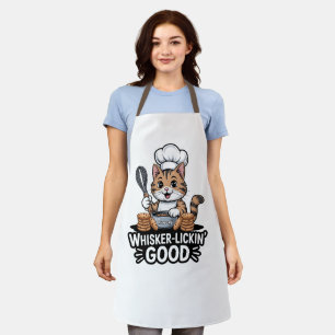 Tablier Très Bon Cuisinier Drôle Tabby Chat Pâtissier