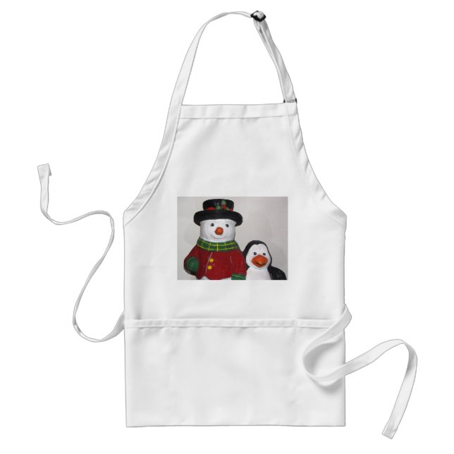 Tablier Très mignon Snowman et ami Apron (Devant)