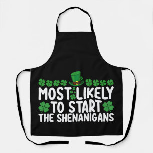 Tablier Très Probable De Commencer Les Shenanigans St Patr