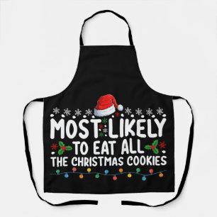Tablier Très Probable De Manger Tous Les Cookies De Noël V