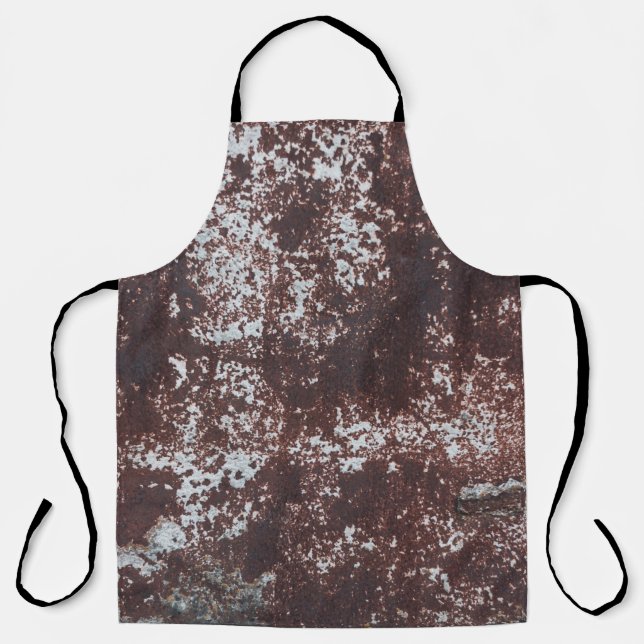 Tablier Très vieux fer rouillé. Surface métallique texturé (Recto)