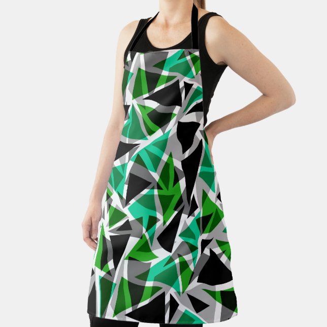 Tablier Triangles géométriques sans couture (Insitu)