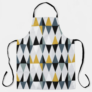 Tablier Triangles : Motif géométrique Vintage moderne.