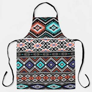 Tablier Tribal Navajo rétro : Géométrique Sans Seamless.