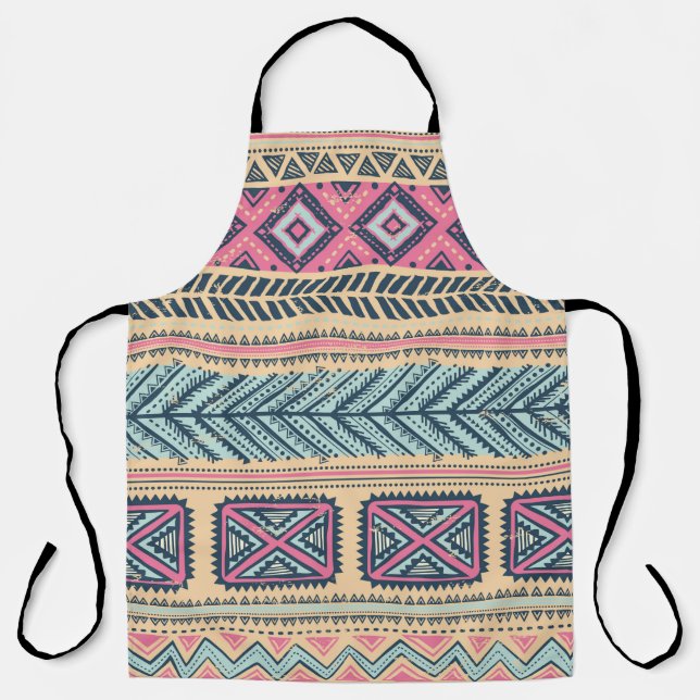 Tablier Tribal vintage ethnique homogène  (Recto)