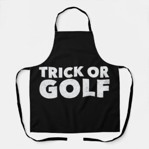 Tablier Trick Or Golf Funny Halloween