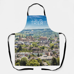 Tablier Trier Cityscape Panorama Moselle Allemagne Souveni