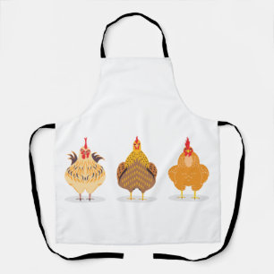 Tablier Trois mignons poulets