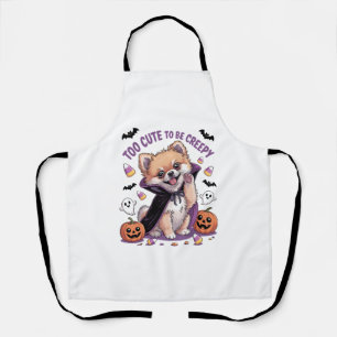 Tablier Trop mignon pour effrayer drôle d'Halloween chien 